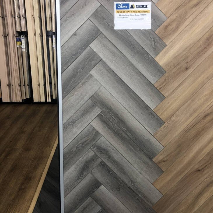 Chene Firmfit LVT Herringbone CW - 1990