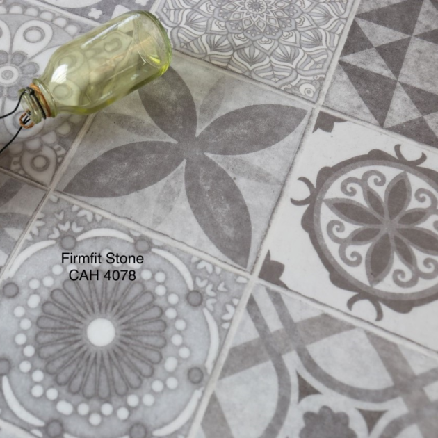 Firmfit LVT Encaustic Tiles - CAH 4078