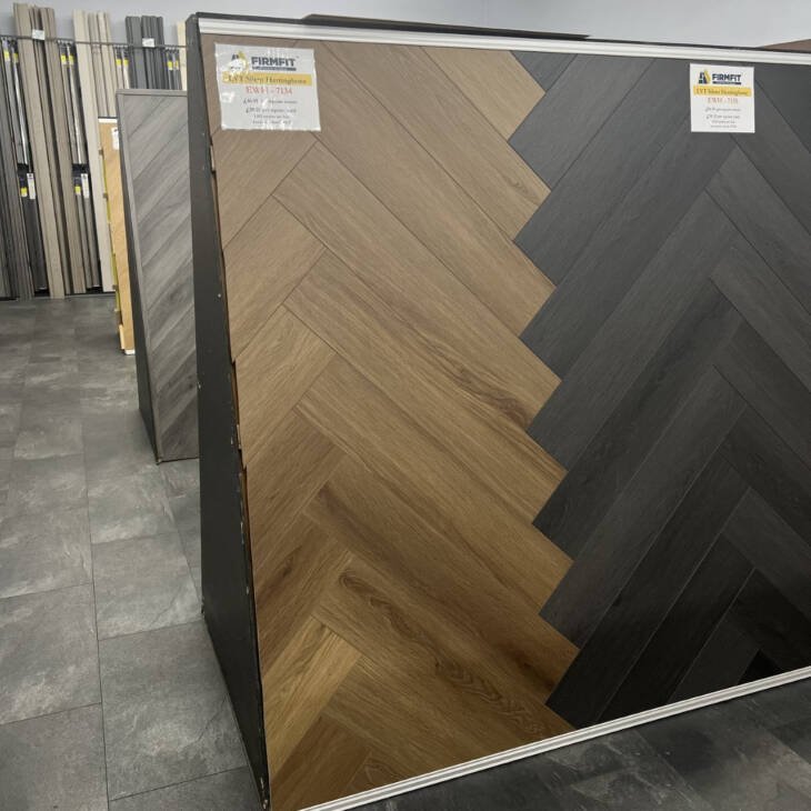 Firmfit Silent LVT Herringbone - EWH 7134