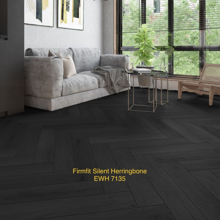 Firmfit Silent LVT Herringbone - EWH 7135